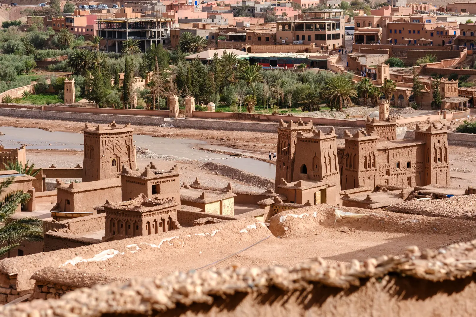 Aït Ben Haddou above the Ounila river