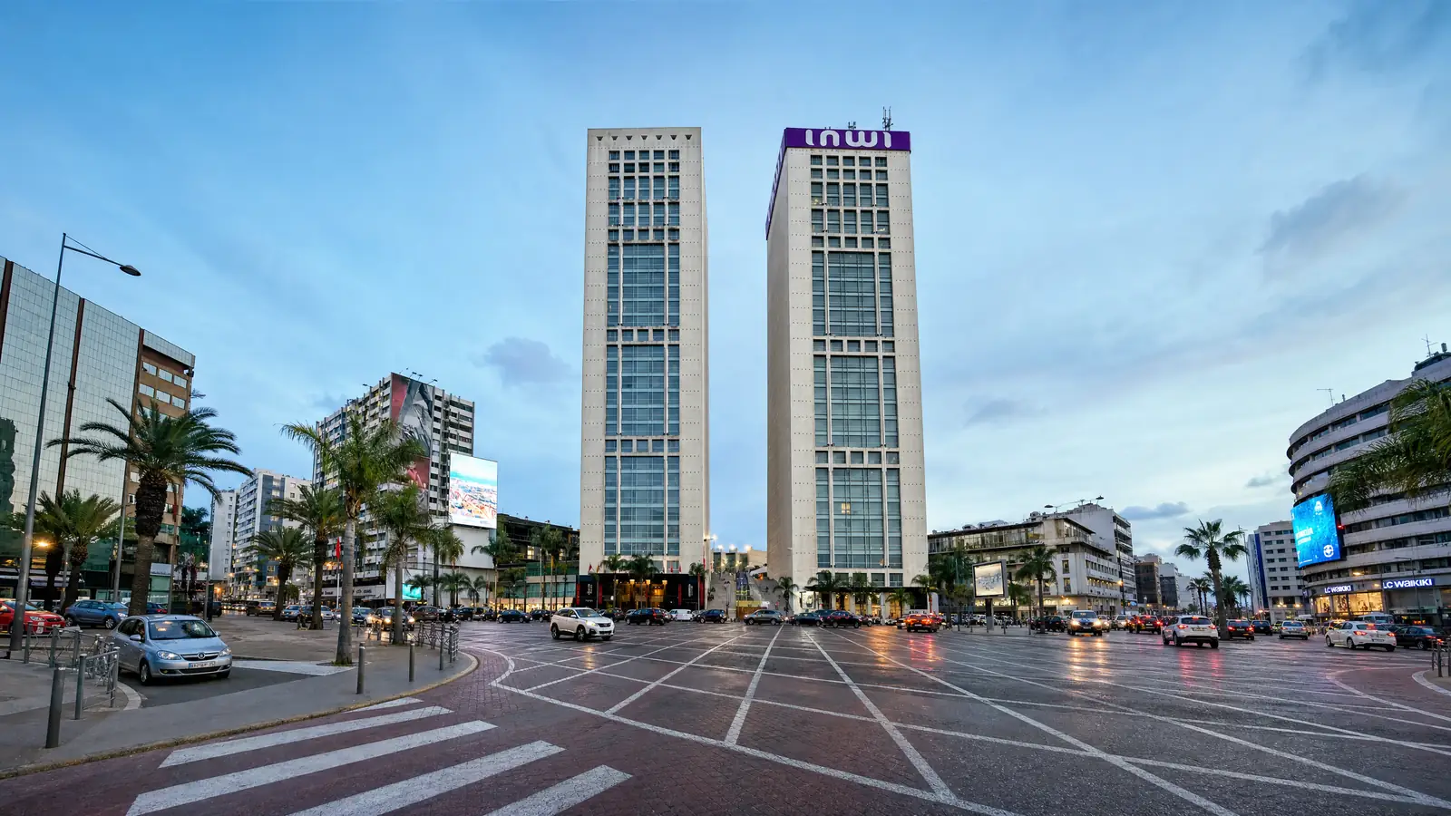 Les tours du Twin Center à Casablanca