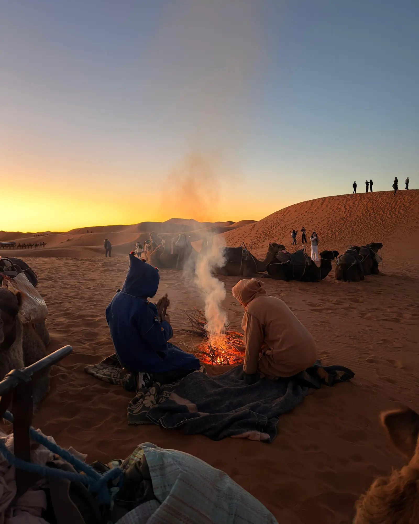 A night in camp, Erg Chebbi