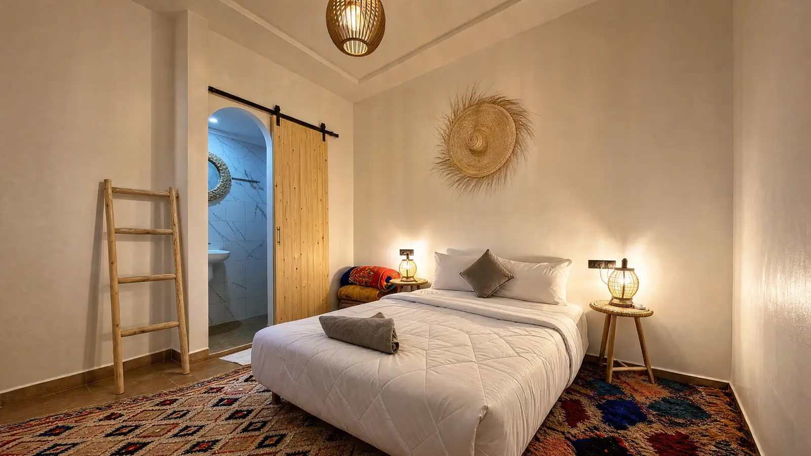 A double bedroom at Rose Garden Dades